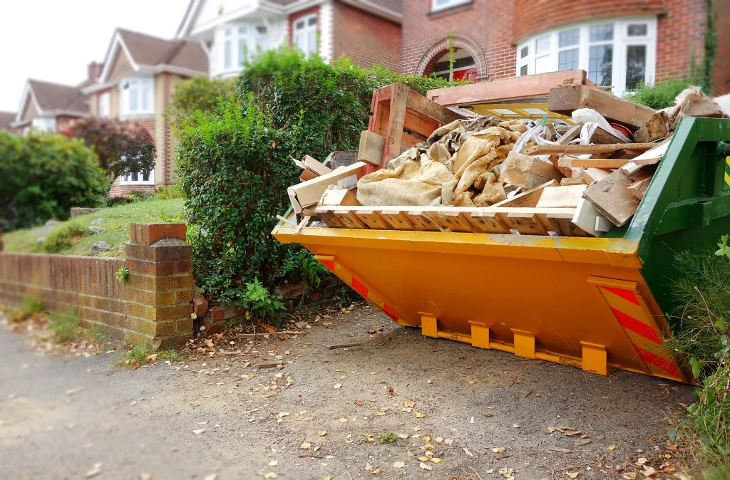 skip-on-driveway Skip hire Pontefract